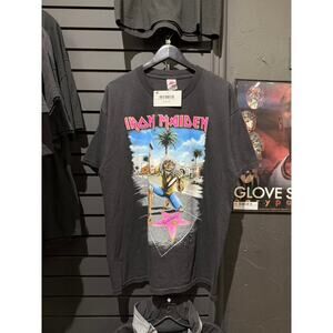 2008 Iron Maiden Vintage The Forum LA A Matter of Life and Death Tour Tee Shirt